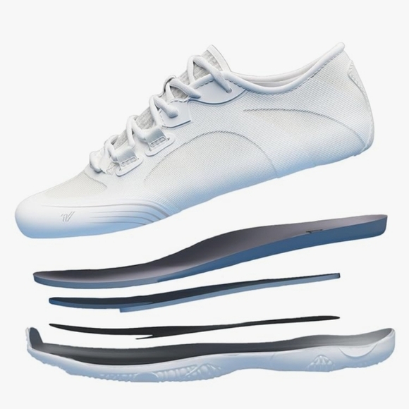 Varsity Spirit Phantom Cheer Shoes Ultra Lightweight Superior Grip In White 10 - Picture 14 of 16